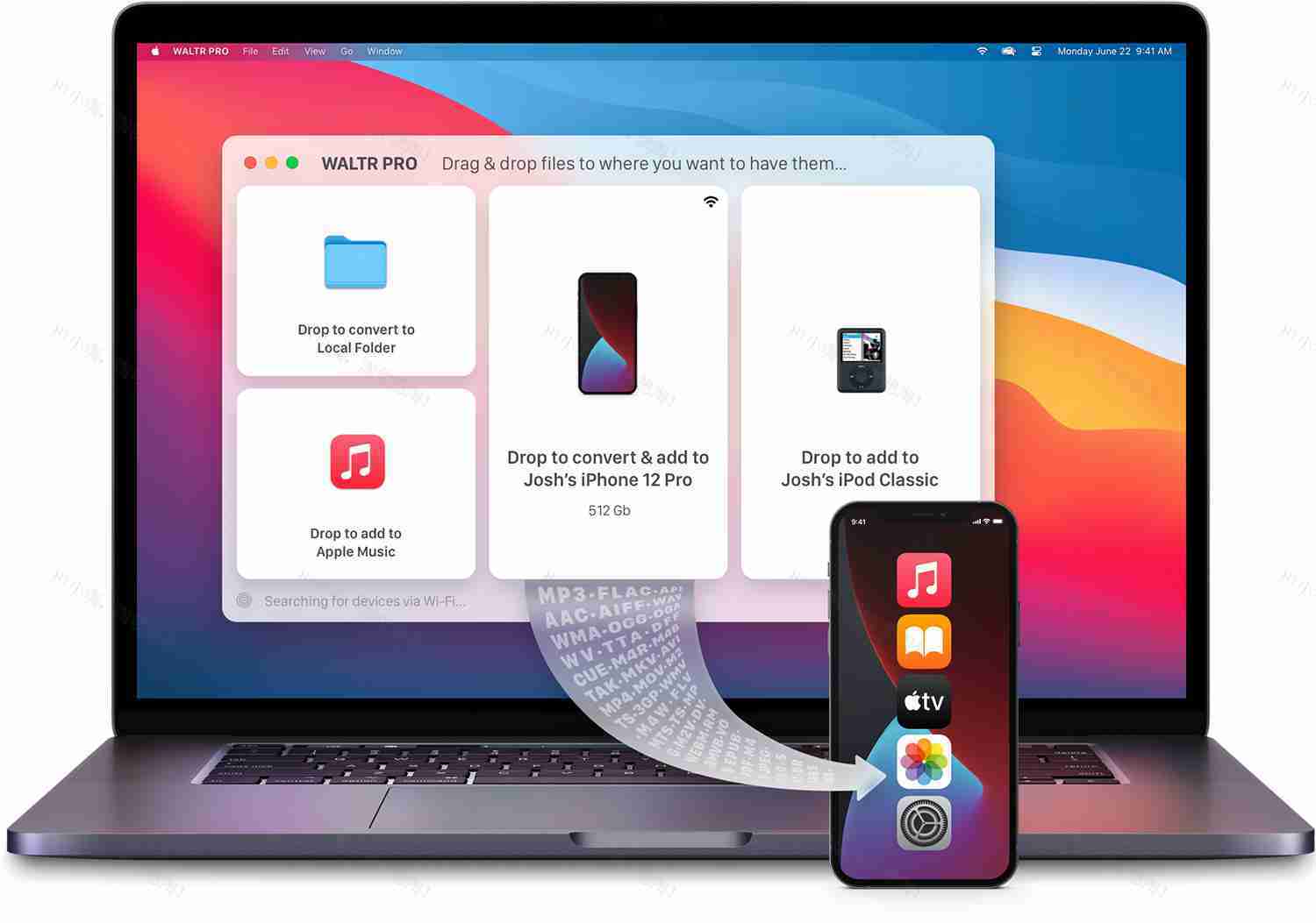 WALTR PRO For Mac v4.0.118 传输转换任何文件到iOS设备工具